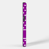 Coques Case-Mate iPhone Pois violets (Verso / Droite)