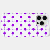 Coques Case-Mate iPhone Pois violets, Motif à points Polka, points, pointi (Verso (horizontal))