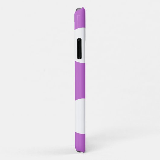 Coques Case-Mate iPhone Pois violets, Motif à points Polka, points, pointi (Dos/Droite)