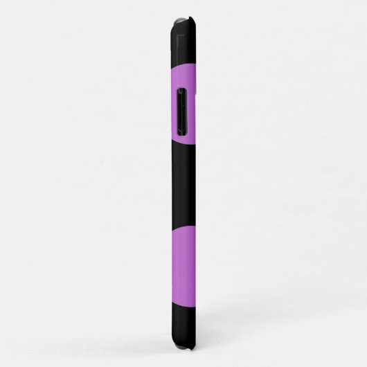 Coques Case-Mate iPhone Pois violets, Motif à points Polka, points, pointi (Dos/Droite)