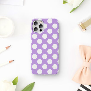 Case-Mate iPhone Case Pois violets, Motif à points Polka, points, pointi