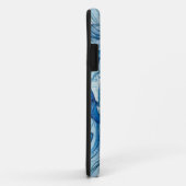Coques Case-Mate iPhone Poisson Bleu Mystique Flowing Harmony (Dos/Droite)