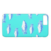 Coques Case-Mate iPhone Poisson bleu turquoise (Dos (Horizontal))