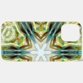 Coques Case-Mate iPhone Poisson brillant texture de sable kaléidoscope vie (Verso / Droite)