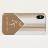 Coques Case-Mate iPhone Poisson chrétien | Brown lumineux (Dos (Horizontal))