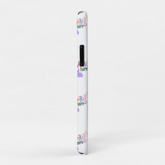 Coques Case-Mate iPhone Poisson d'avril (Dos/Droite)