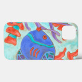Coques Case-Mate iPhone Poisson de couleur pop (Verso (horizontal))