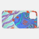 Coques Case-Mate iPhone Poisson de couleur pop (Verso (horizontal))