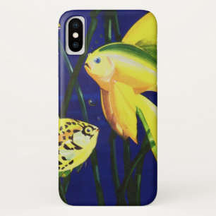 Case-Mate iPhone Case Poisson de la vie marine vintage, poisson rouge fa