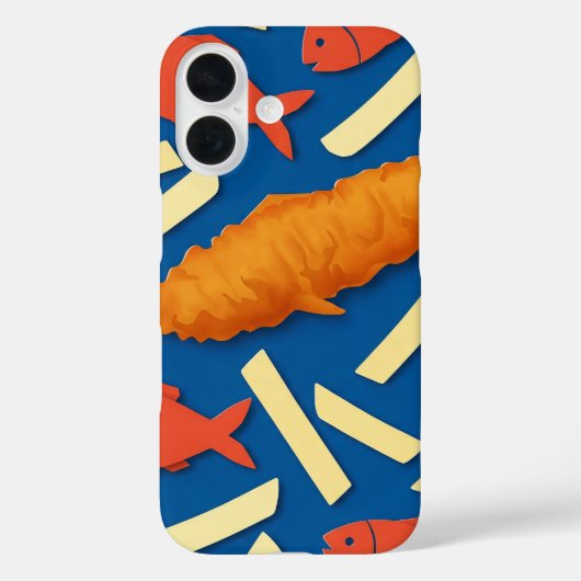Coques Case-Mate iPhone Poisson et chips (Verso)