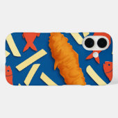 Coques Case-Mate iPhone Poisson et chips (Verso (horizontal))