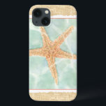 Etui iPhone 13 Poisson étoilé dans l'eau<br><div class="desc">Cette peinture de Chariklia Zarris vous fera sentir un monde de différence à chaque fois que vous la regardez. Vous pouvez vous imaginer à la plage à la recherche d'étoiles de mer ou jouer dans le sable. L'image de Zarris est parfaite pour ceux qui aiment la vie marine et veulent...</div>