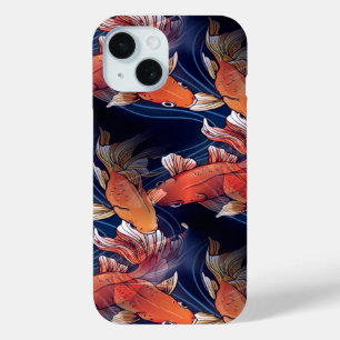 Coque Pour iPhone 15 Poisson japonais Koi
