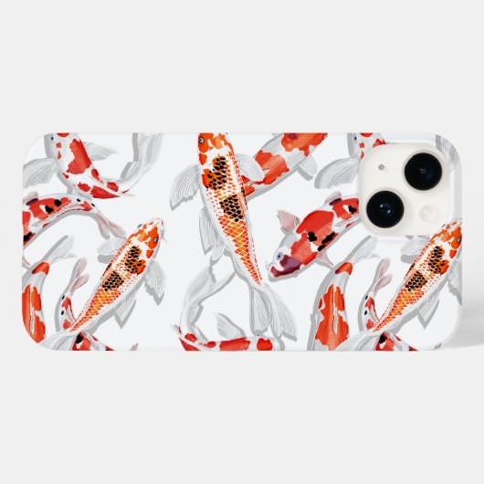 Coques Case-Mate iPhone Poisson koi (Verso (horizontal))