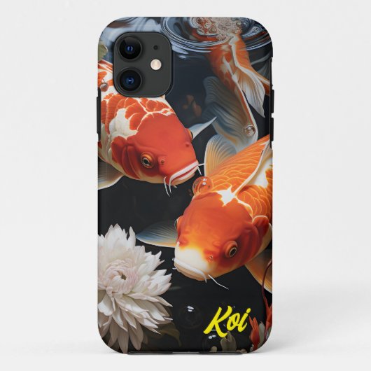 Coques Case-Mate iPhone Poisson koi (Dos)