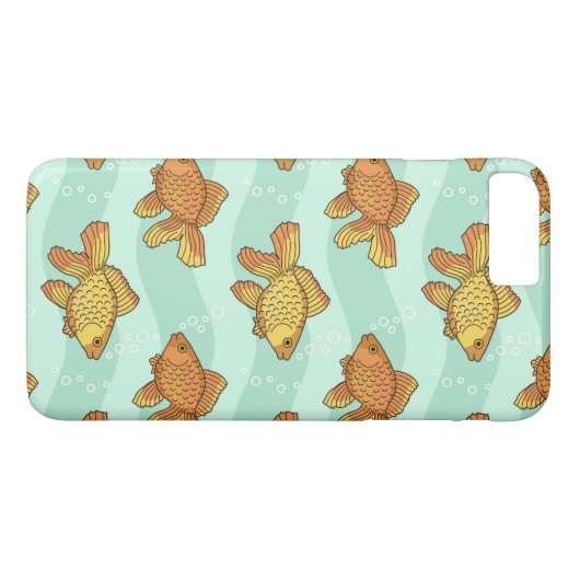 Coques Case-Mate iPhone Poisson-motif (Dos (Horizontal))