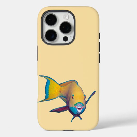 Coques Case-Mate iPhone Poisson perroquet - Conception abstraite - Découpé (Verso)