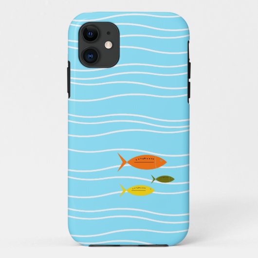 Coques Case-Mate iPhone Poisson rétro (Dos)