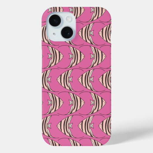 Coques Case-Mate iPhone Poisson rose (Verso)