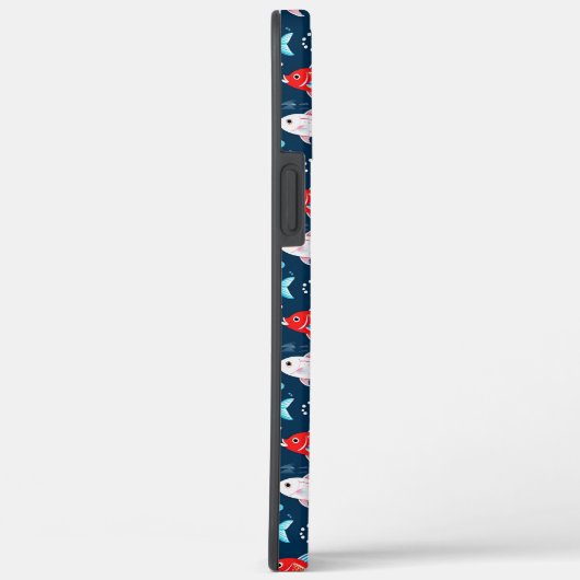 Coques Case-Mate iPhone Poisson rouge et blanc (Verso / Droite)