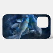 Coques Case-Mate iPhone Poisson rouge fantomatique (Verso (horizontal))