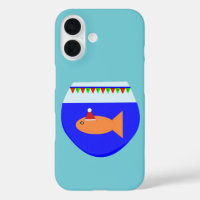 Poisson rouge fête de Noël