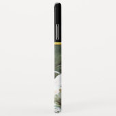 Coques Case-Mate iPhone Poisson saumon nageant sous le monogramme de l'eau (Dos/Droite)