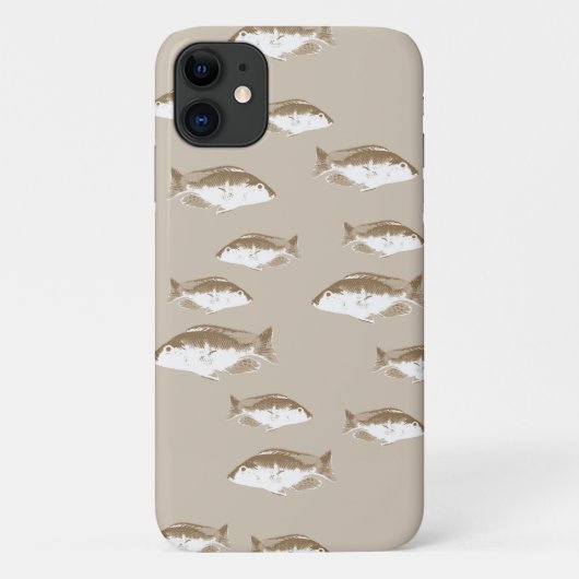 Coques Case-Mate iPhone poisson sépia (Dos)