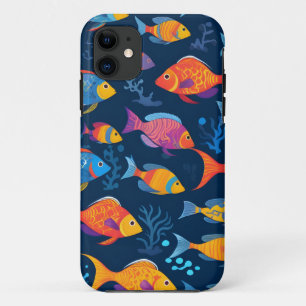 Case-Mate iPhone Case Poisson tropical coloré