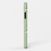Coques Case-Mate iPhone Poisson vert olive (Dos/Droite)