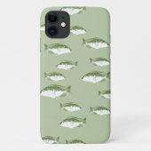 Coques Case-Mate iPhone Poisson vert olive (Dos)