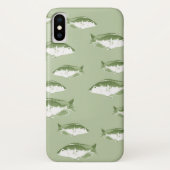 Coques Case-Mate iPhone Poisson vert olive (Dos)