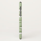 Coques Case-Mate iPhone Poisson vert olive (Dos/Gauche)