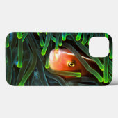 Coques Case-Mate iPhone Poissons d'anémone se cachant dans l'anémone, (Verso (horizontal))