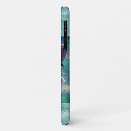 Coques Case-Mate iPhone Poissons - Deux sirènes nageant en boucle (Dos/Gauche)