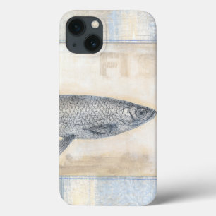 Etui iPhone Case-Mate Poissons gris sur l'arrière - plan beige