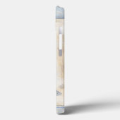 Coques Case-Mate iPhone Poissons gris sur l'arrière - plan beige (Verso / Gauche)