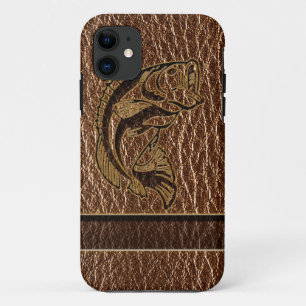 Coque Case-Mate Pour iPhone Poissons simili cuir