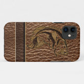 Coques Case-Mate iPhone Poissons simili cuir (Dos (Horizontal))