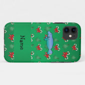 Coques Case-Mate iPhone Poitrine de sucres de canne verts manatee de nom p (Dos (Horizontal))
