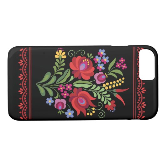 Coques Case-Mate iPhone Poivrons Rouges Hongrois Conception Folk (Dos (Horizontal))