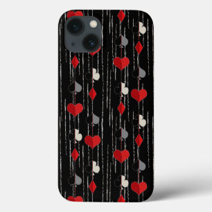 Case-Mate iPhone Case Poker jouant aux symboles de carte.