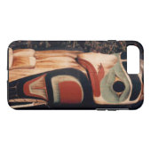 Coques Case-Mate iPhone Pole Totem sculpté de l'Alaska (Dos (Horizontal))