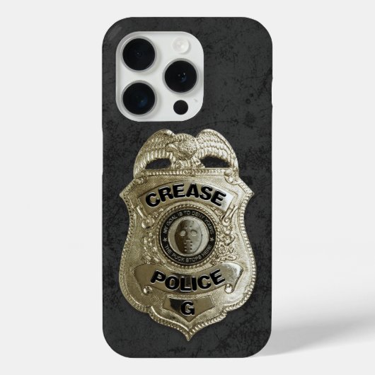 Coques Case-Mate iPhone Police de crédit (gardien de hockey) (Verso)