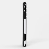 Coques Case-Mate iPhone Police de la ligne bleue mince (Dos/Droite)