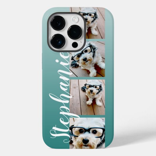 Coques Case-Mate iPhone Police manuscrite Ombre 4 Photos — PEUT MODIFIER L (Verso)