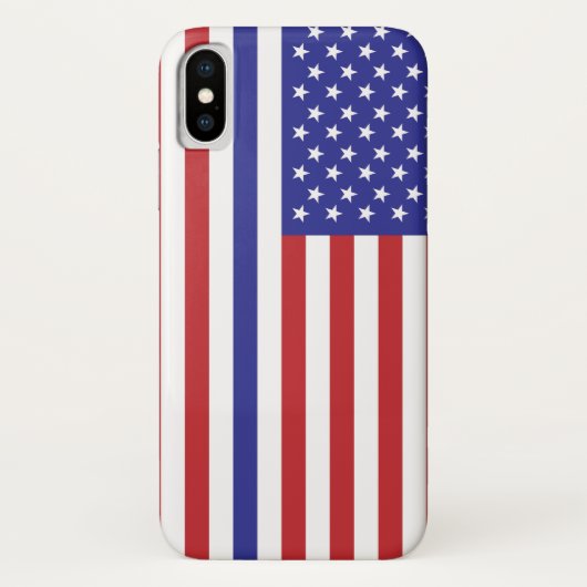 Coques Case-Mate iPhone police mince ligne bleue américains drapeau améric (Dos)