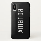Coques Case-Mate iPhone Police Moderne Gras (Dos)
