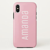 Coques Case-Mate iPhone Police Moderne Gras Rose (Dos)