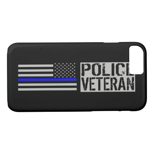 Coques Case-Mate iPhone Police - vétéran (Dos (Horizontal))